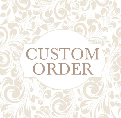 CUSTOM ORDER- CRYSTAL / SWEET 16 (50% DEPOSIT)
